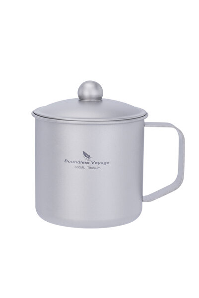 Choice Ti3023D Boundless Voyage Titanium Cup with Lid Portable Camping Mug Ho...