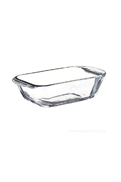 Anchor Hocking Essentials Dishwasher and Microwave Safe Rectangular Glass Loaf Dish Clear