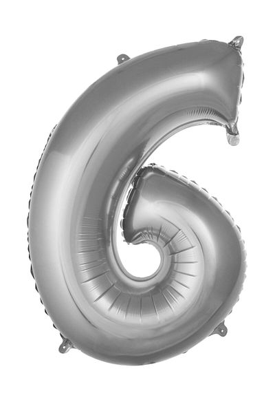EA HOME 36 cm Foil Number Balloon 6 Number 16'' 36 cm