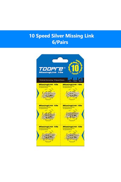Choice 6 Pairs 10S Silver 6 Pairs Bike Chain Missing Link 6/7/8/9/10/11/12 Speed MTB Road Bicycle Chain Qui