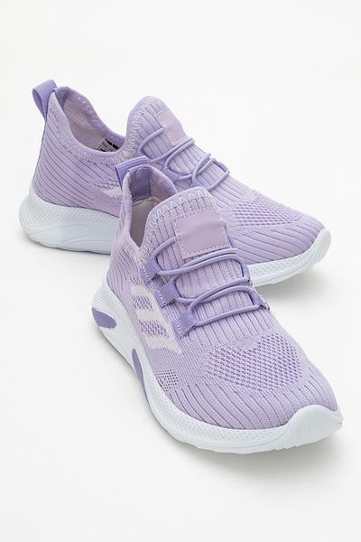 CCWAY AYAKKABI Tricotaj Pantofi Sport Copii 31-35 LİLA