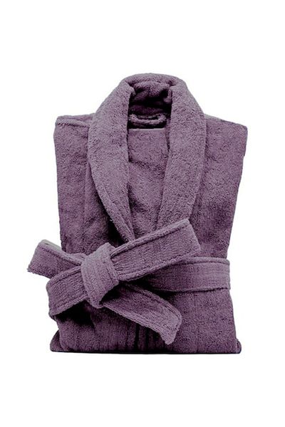 OEM Halat de baie, Unisex, Bumbac Premium, Liliac, 2XL