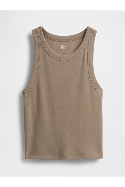 GAP Kadın Kahverengi Ribana Crop Atlet