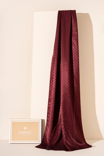 JAWEL Kadın Küçük Kareli Modal Floş Şal