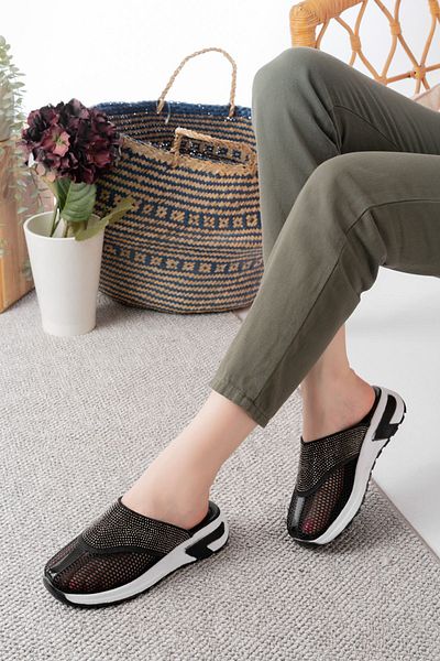 Egepass JAN Mesh Detaliat Papuci sport pentru femei Pantofi cu talpă respirabilă Papuci casual pentru femei PANTOFI sport