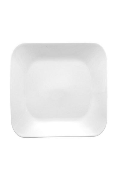 Secret de Gourmet Elegance Square Shape Dessert Plate White 21.5cm