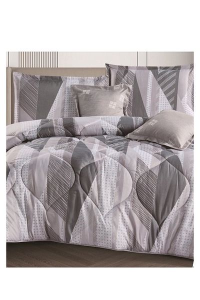 smart home Double-sided comforter set, 6-piece bedspread, 6-piece comforter with filling, 100% microfiber