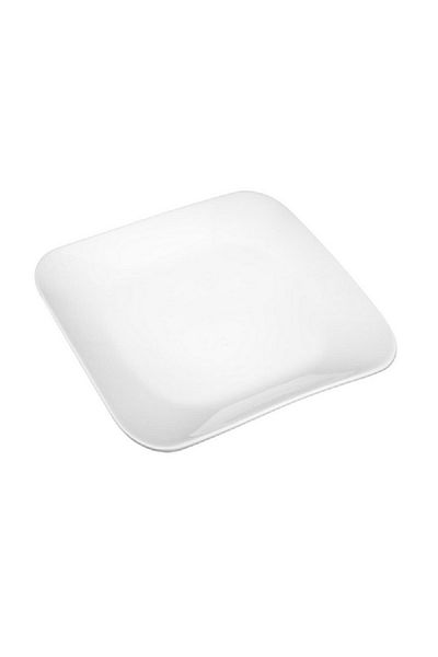 Secret de Gourmet Elegance Square Shape Dessert Plate White 21.5cm