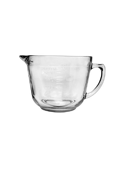Anchor Hocking Dishwasher and Microwave Safe Batter Bowl Clear 2quart