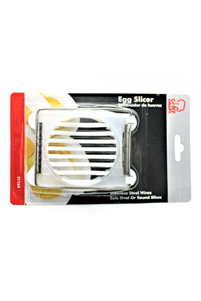 Chef Craft 2-Way High Quality Manual Press Down Egg Slicer White