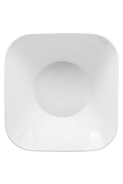 Secret de Gourmet Elegance High Quality Porcelain Salad Bowl White 24.5cm