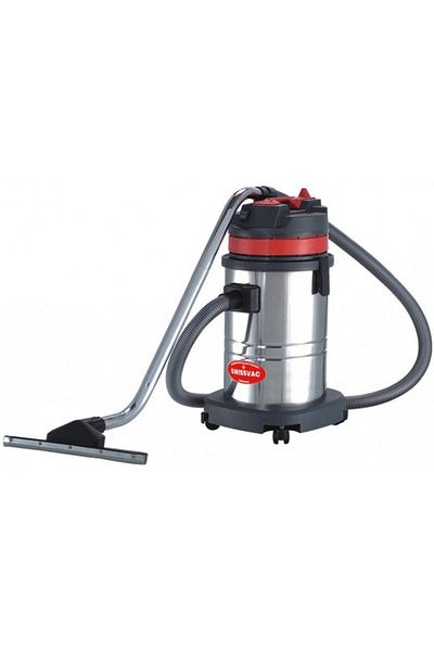 SWISSVAC Aspirator CB30 SWISSVAC, aspirare umeda/uscata, 1 motor, putere 1000W, cuva inox 30l