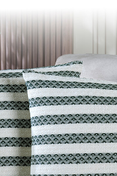 LADYNİL Summer 2-Piece Throw Pillow Case Decorative Pillow Case 45X45 Zippered Green