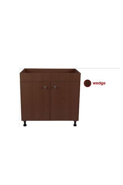 TEMPOLINE Wenge Sink Cover, Tempo line, with 2 doors, 80x50x80 cm, 18mm chipboard