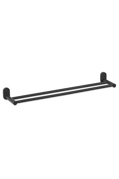 Kela Towel holder ALESSIO stainless steel 18/10 black 60.5x12.5x6.0cm