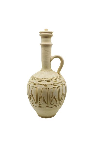 Generic 3.5L Clay Water Jar with Lid