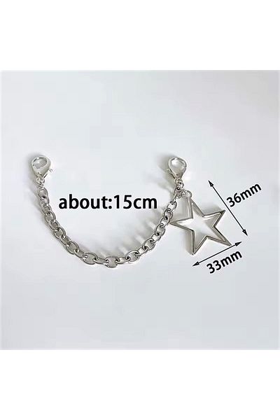 CemY Star Shoe Accessory Shoes Chain