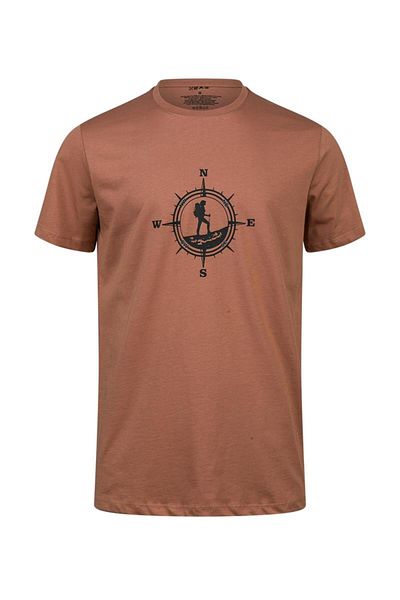 2AS Tricou pentru bărbați cu decolteu cu imprimeu Alex