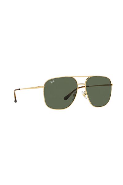 Ray-Ban Ray-Ban RB3679D 001/71 – Unisex, Gold (Arista), Green Classic G-15 Lenses, Size 60