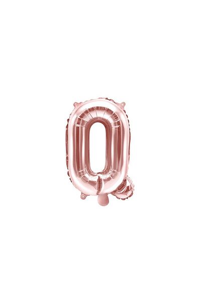 Maxee birthday balloon, letter Q, pink, 40 cm