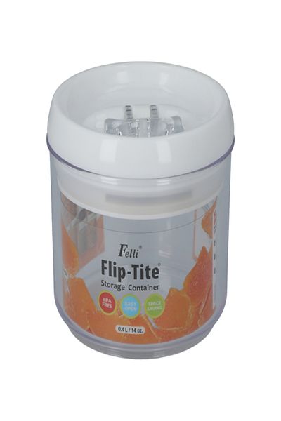 Felli Flip-Tite Cylindrical Storage Container