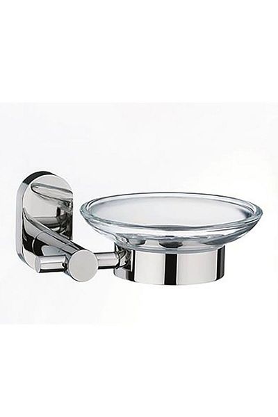 Kela LUCIDO soap holder, 18/10 stainless steel, glossy