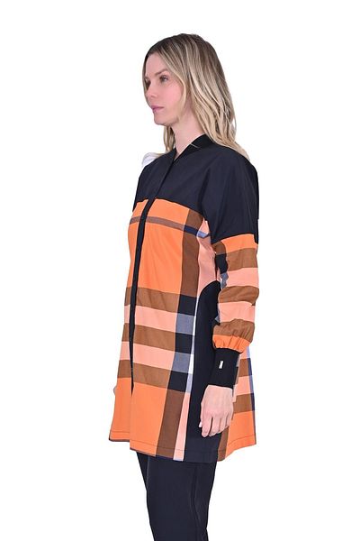 Invee Πουκάμισο INVEE Viscose με πορτοκαλί σχέδιο 6121