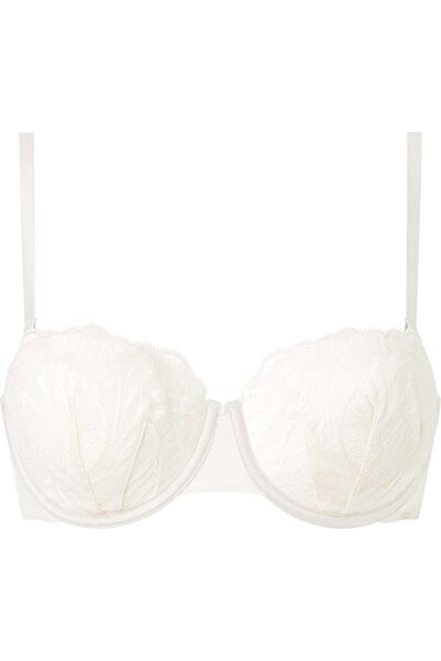 Calvin Klein PUSH UP STRAPLESS Kadın Krem Sütyen
