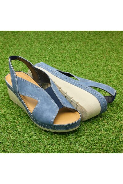 Tellus Women's sandals Tellus 27-14, Denim - 39