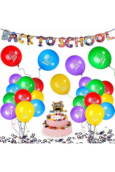 FORMIZON birthday set, latex, multicolor, 22 pieces