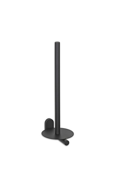 Kela ALESSIO toilet paper holder stainless steel 18/10 black 15.5x12.0x38.0cm