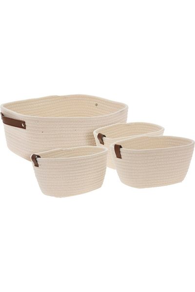 Progarden Set cosuri textile 4 buc alb