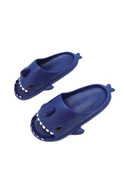 OEM Men's cheerful slippers, with cute Shark pattern, made of EVA material, E01