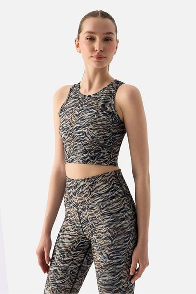 Superstacy Wild Tiger Digital Sports Bra