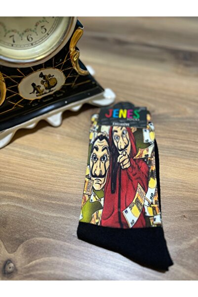 JENES Șosete digitale cu imprimeu Șosete lungi premium unisex