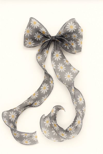 MakeWell Daisy Design Lace Long Bow Hairpins