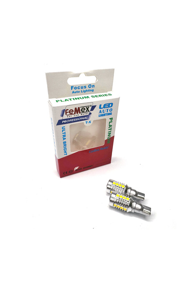 FEMEX Paltinum Mercekli T15 W16W 3035 Chip 18smd Beyaz 10W Led Ampul