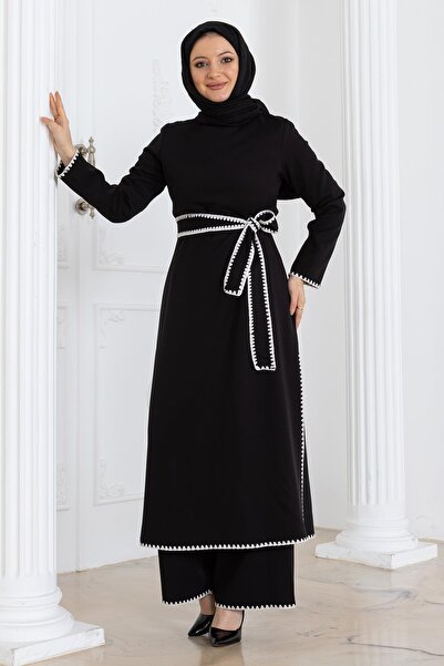 Missvalle Σετ ζώνης με ραμμένη ζώνη Çoban Μαύρο MSW19365