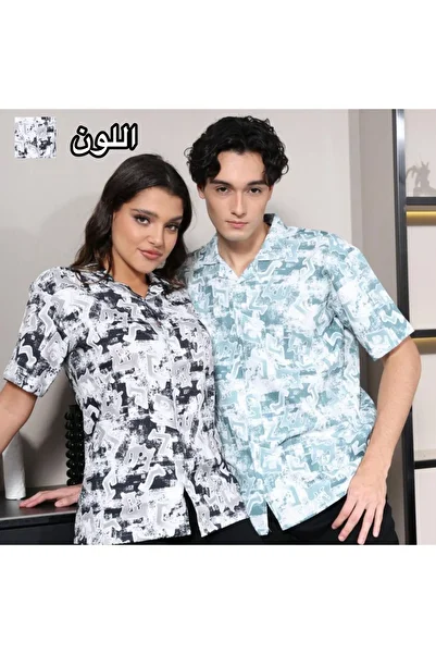 ALANAQA Unisex Oversized Short Sleeve Shirt