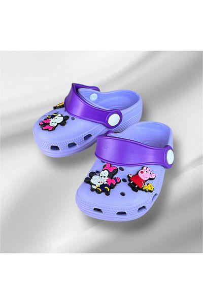 AkınalBella Baby Girl Light Sole Soft Closed Front Slippers Sandals