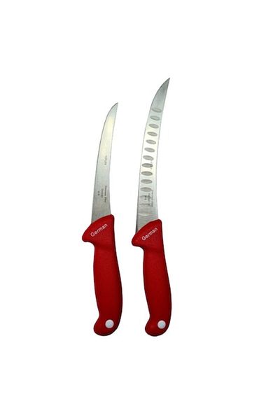 OEM Set 2 cuțite profesionale pentru măcelărie, filetare, dezosare, oțel inoxidabil