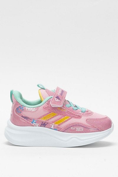 Liger Children's Velcro Smart Lacing Sports Shoes Pink - Green