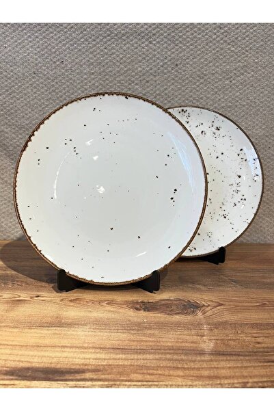 ColorCraft Porcelain Presentation Plate 30cm Hotel Series Benekli̇ Pizza Size Gold Gilding Tulul Porcelain