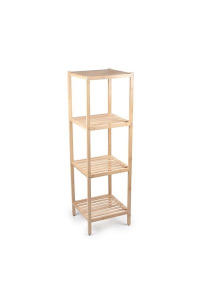 Alpina Bathroom shelf 4 bamboo shelves