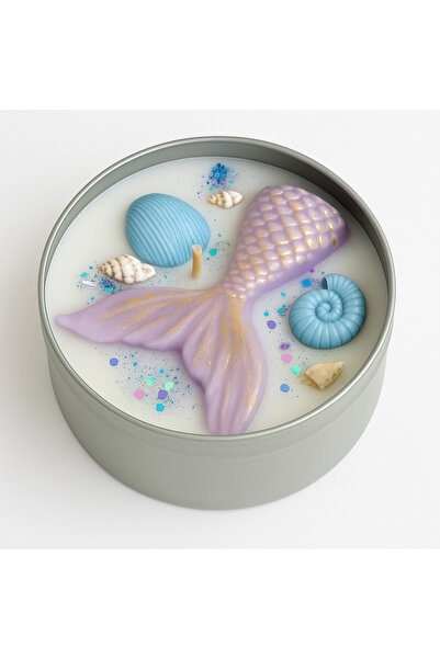 Nish Candles Denizkızı Rüyası – Okyanus Esintili Soya Mum | Metal Kutuda Yazl...