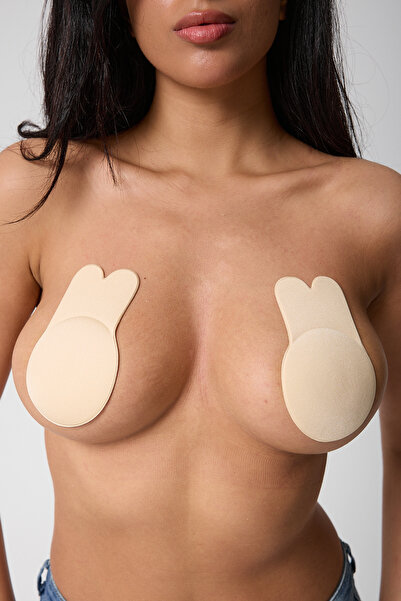 leswear Adhesive Breast Tape Silicone Bra Skin Color Breast Concealer