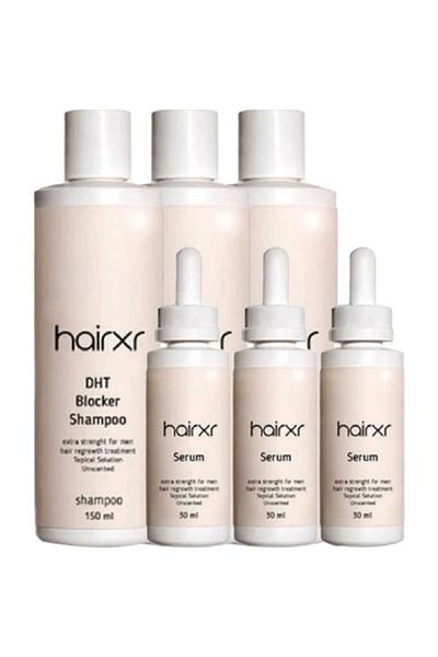 Enseb Hairxr Hair Nutrition 3 Pieces 150 ml Hair Shampoo and 30 ml Serum