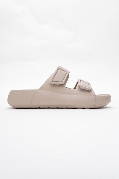 CCWAY AYAKKABI Women's Velcro Slippers Capicino