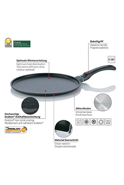 Kela Pancake pan 28 cm KERROS