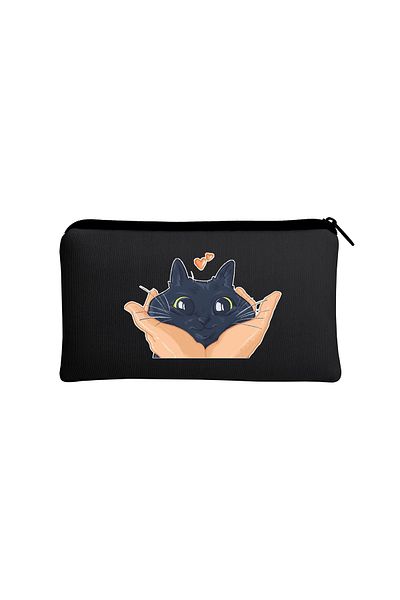 daystore Black Printed Pen Holder